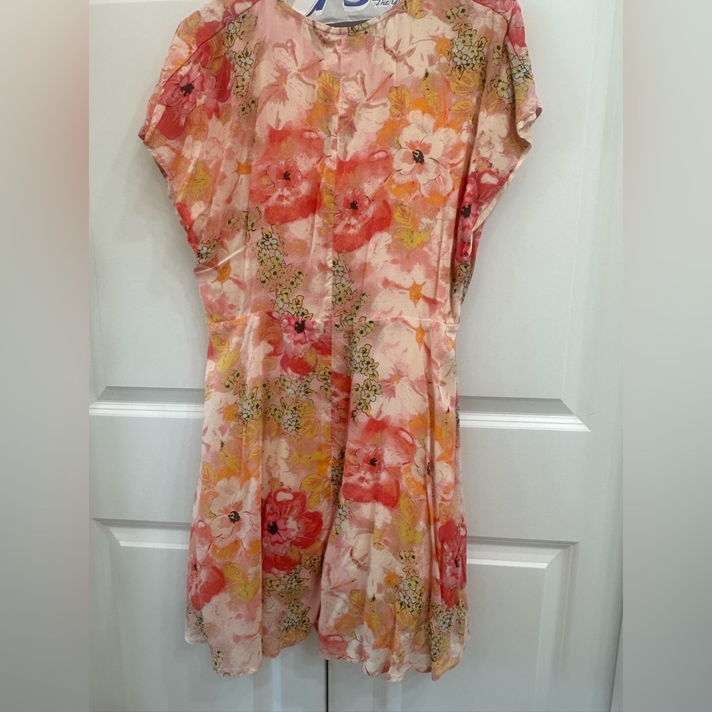 Free People- Floral V-Neck Dress